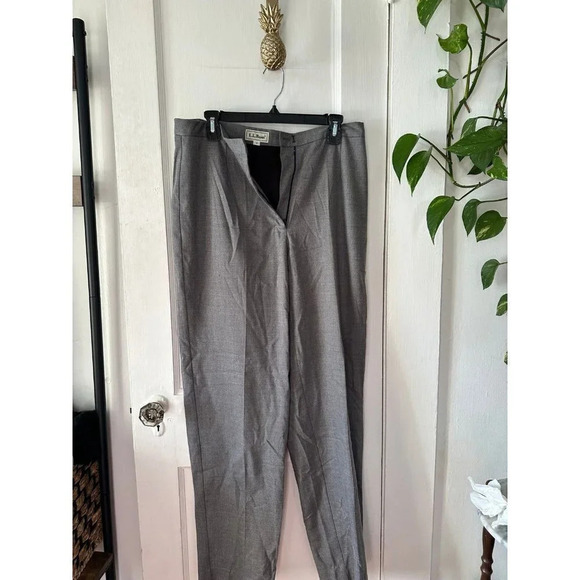 LL Bean women’s size 12 gray pants - Picture 1 of 8